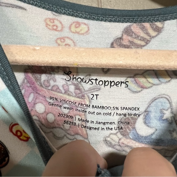 Showstoppers Little Chef short sleeve flutter romper NWT 2T - Picture 3 of 7